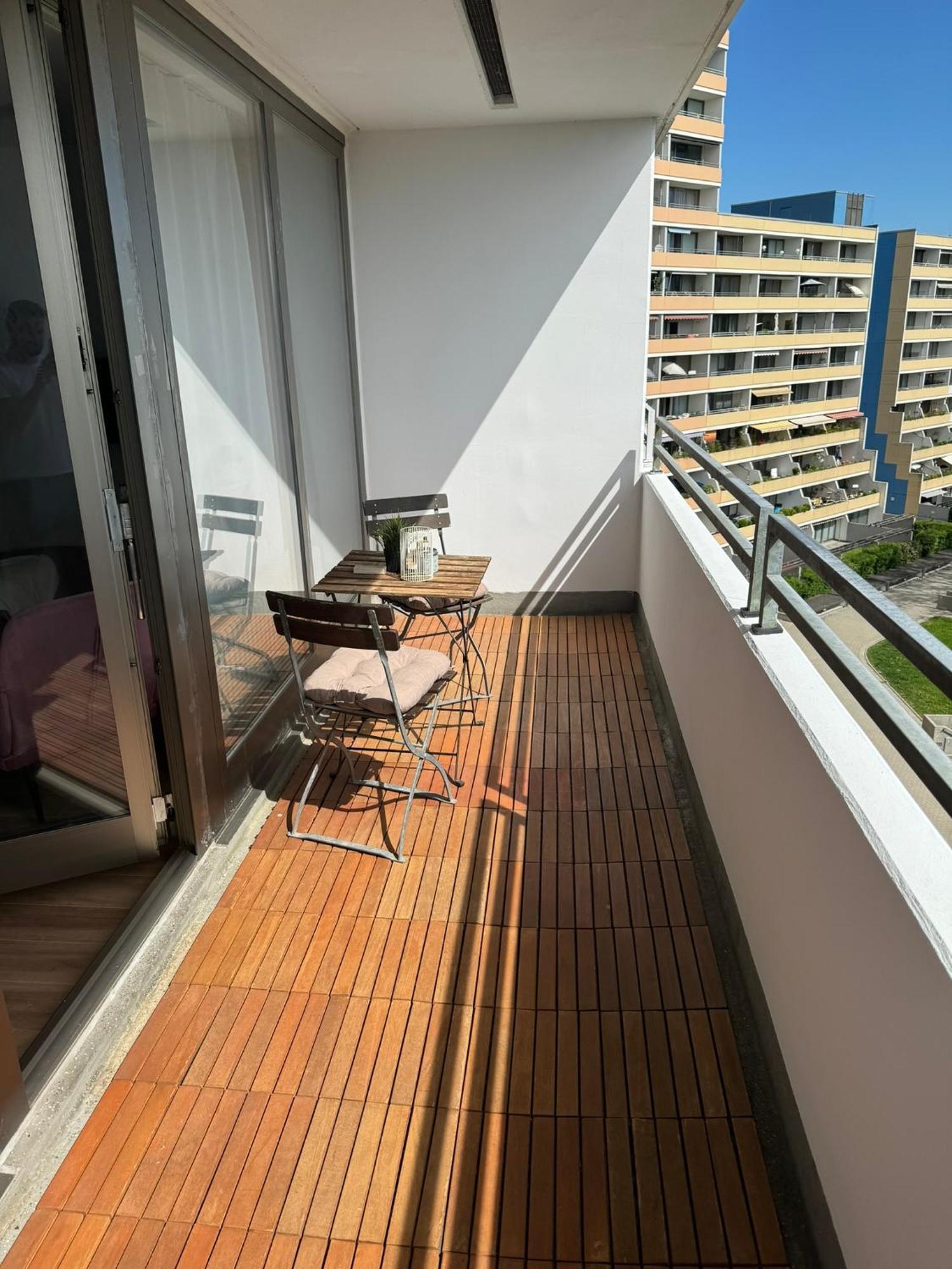 1 Zimmer Wohnung Mit Balkon Und Kueche بايروث المظهر الخارجي الصورة
